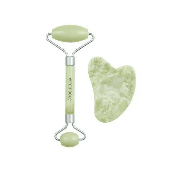 EAONE Jade Roller Eyes Facial Skin Massage Kits with 2 Pieces Face Gua Sha Tools for Face, Eyeball, Neck, Body Massage 4 Pack tools, 2 Pack