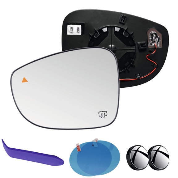 EAP Driver Side Mirror Glass for Chrysler Pacifica 2017-2025, Voyager 2020-2025, Heated, Blind Spot