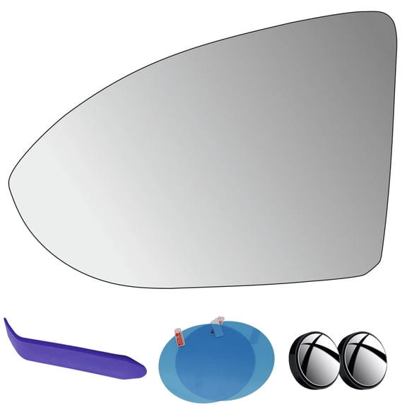 EAP Driver Side Mirror Glass for VW Golf MK7 Golf GTI 2015-2021, e-Golf 2015-2019, Heated