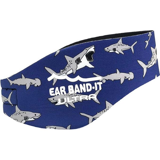 EAR BANDIT Ultra Swimming Headband Best Swimmer's Headband Keep Water Out, Hold Earplugs in