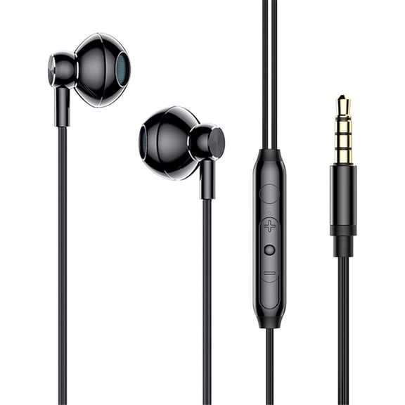 EARDECO 3.5mm Wired Headphones Wired Earphone With Mic Earphones Noise Canceling HiFi Bass Stereo Headphone Headset Sport