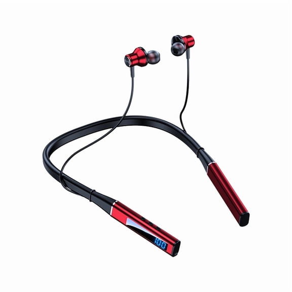 EARDECO Bluetooth Headphone 100 Hours Playback Bass Inear Wireless Earphone Neckband Waterproof Sport Headphones TF Card Magnet