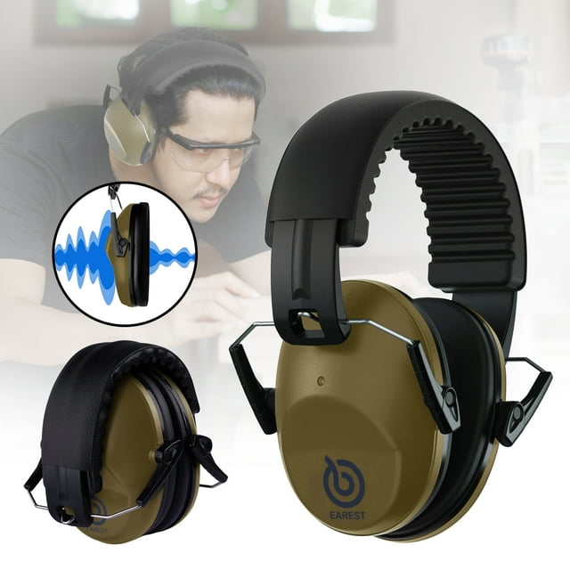 EAREST Ear Muff Shoot Hearing Protection Sound Proof Noise Cancel Earmuff