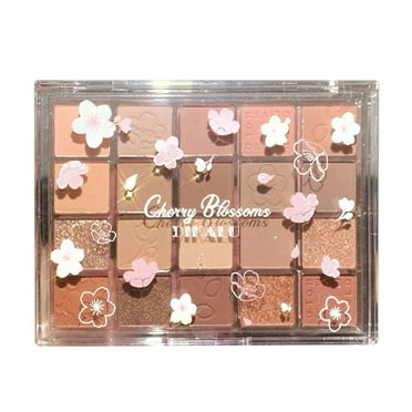 EARKITY 20 Colors Glitter Shimmer Eyeshadow Makeup Palette, Natural Neutral Eye shadow Palettes Highly Pigmented Long Lasting Waterproof Blendable