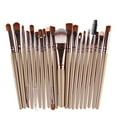 thumbnail image 1 of EARKITY 20 pcs Makeup Brush Set Tools Make-up Toiletry Kit Wool Make Up Brush Set,Makeup Brushes Artisan Easel Elite Cosmetics Make up Brush Set, Complete Makeup Brush Set, 1 of 1