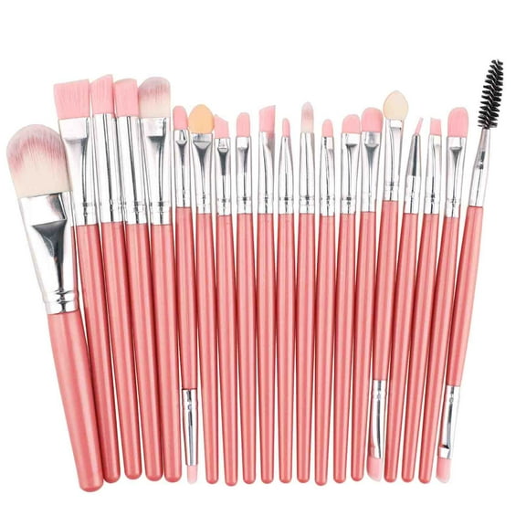 EARKITY 20 pcs Makeup Brush Set Tools Make-up Toiletry Kit Wool Make Up Brush Set,Makeup Brushes Artisan Easel Elite Cosmetics Make up Brush Set, Complete Makeup Brush Set