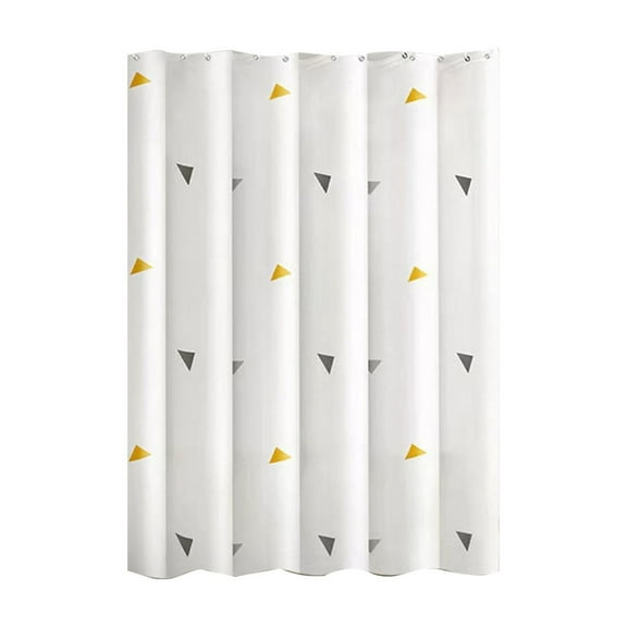 EARKITY Bathroom Curtains, Shower Curtain, Bathroom Shower Curtains, Bath Curtain, Bathroom Partition Curtain, Set with 6 Hooks, for Hotel Spa Home Bathroom Shower Room, Waterproof