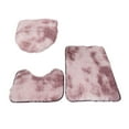 thumbnail image 1 of EARKITY Bathroom Rugs Set, Bath Rug, Contour Mat, Toilet Seat Cover, Toilet Rug Set Fluffy Plush Non Slip Bathroom Carpet Washable for Bathroom Floor (3 Pcs), 1 of 2