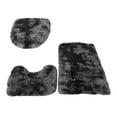 thumbnail image 1 of EARKITY Bathroom Rugs Set, Bath Rug, Contour Mat, Toilet Seat Cover, Toilet Rug Set Fluffy Plush Non Slip Bathroom Carpet Washable for Bathroom Floor (3 Pcs), 1 of 2