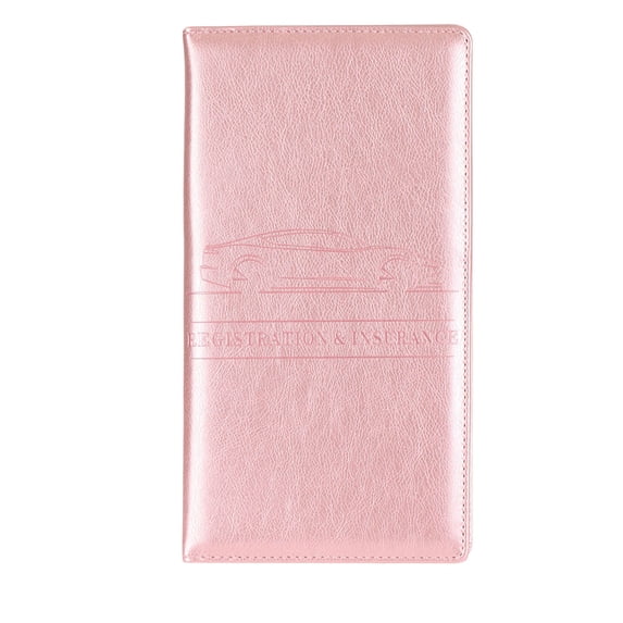 EARKITY Car Registration and Insurance Card Holder, Vehicle License Document Glove Box Compartment Organizer, Wallet Case Auto Vehicle Truck Accessories, Interior Car Accessories for Women Men Teens