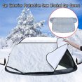 thumbnail image 1 of EARKITY Car Windshield Cover, Car Windshield Snow Cover, Winter Frost Snow Ice Cover, Windscreen Covers, Winter Frost Protection for Any Weather, Front Window Automotive Covers for Car SUV Trucks, 1 of 5
