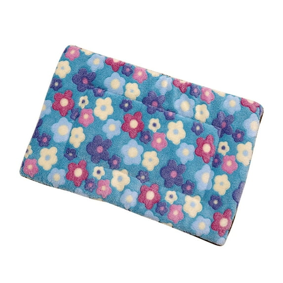 EARKITY Cat Bed, Dog Crate Pad, Ultra Soft Pet Bed, Washable Crate Mat for Small Dogs and Indoor Cats, Cat Carrier Mat, Fluffy Pet Cat Blanket, Soft Coral Velvet Pet Puppy Cushion Mat 18.5 x 13 inch