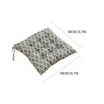 thumbnail image 1 of EARKITY Chair Cushions, Seat Cushion, Chair Pads with Ties, Patio Cushions for Outdoor Furniture, Square Seat Cushions, Non Slip Chair Mat for Kitchen Office Dining Sofa Indoor Outdoor Use, 1 of 2