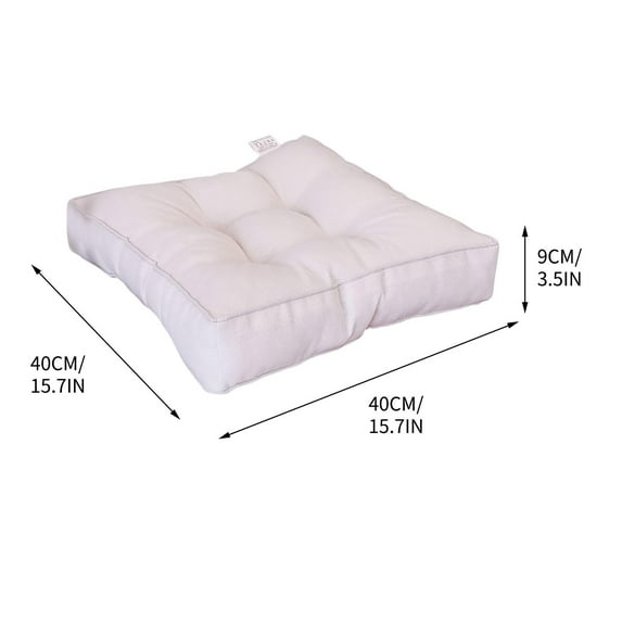 EARKITY Chair Pads, Chair Cushions, Soft Warm Floor Cushion, Memory Foam Seat Cushions, Indoor Chair Pads for Kitchen, Dining Room, Office, Patio Chairs