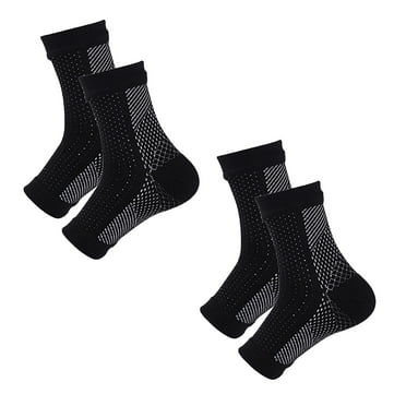 EARKITY Compression Socks, Ankle Compression Sleeve, Foot & Ankle Brace Socks, Arch Support Brace for Everyday Use, Open Toe Compression Socks for Swelling, Plantar Fasciitis, Sprain, Neuropathy