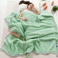 thumbnail image 1 of EARKITY Cooling Blankets, Cooling Comforter, Safe Fabric Light Blanket, Double Sided Cooling Quilt, Lightweight Cooling Summer Comforter, Machine Washable Cooling Blanket for Hot Sleepers, 1 of 1