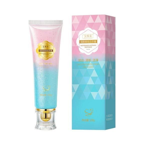 EARKITY Dazzling White Toothpaste Fresh Breath Niacinamide Bad Breat Remove, Dazzling White Toothpaste, Toothpaste Remove Stain and Whitening, Sparkling White