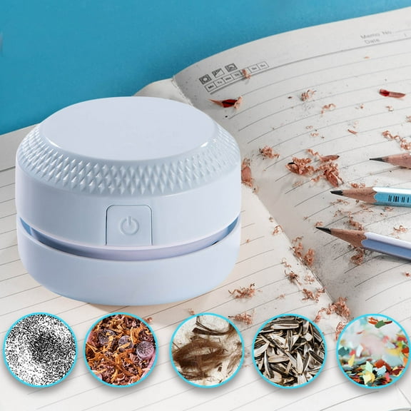 EARKITY Desktop Vacuum Cleaner, Mini Hand Held Vacuum for Desk, Detachable Design & Portable Mini Table Dust Vaccum Cleaner - Clean Dust, Crumbs, Piano, Computer, Car