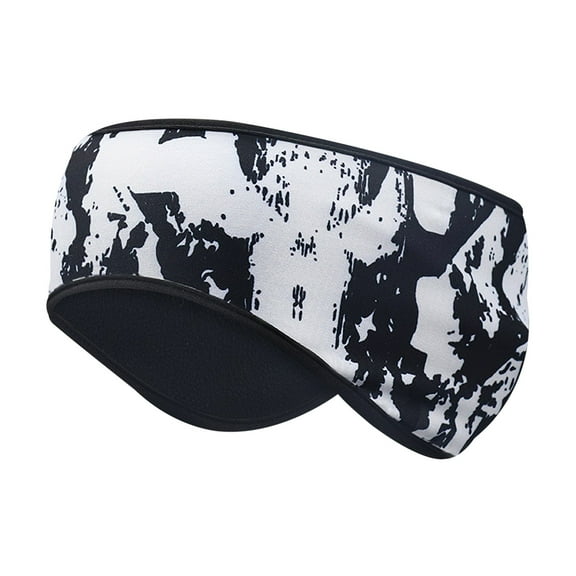 EARKITY Ear Warmers Headband, Winter Fleece Ear Warmers Muffs Headband, Earmuff Headband, Fleece Earmuffs, Running Headband, Winter Ear Covers, Moisture Wicking Sweatband Ski Sport Headband