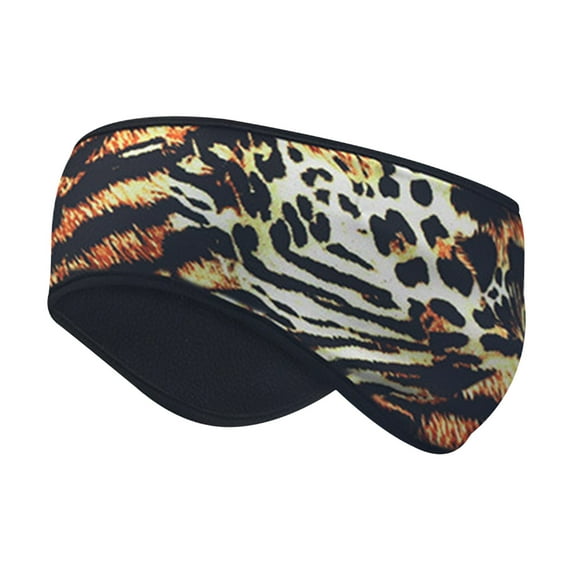 EARKITY Ear Warmers Headband, Winter Fleece Ear Warmers Muffs Headband, Earmuff Headband, Fleece Earmuffs, Running Headband, Winter Ear Covers, Moisture Wicking Sweatband Ski Sport Headband