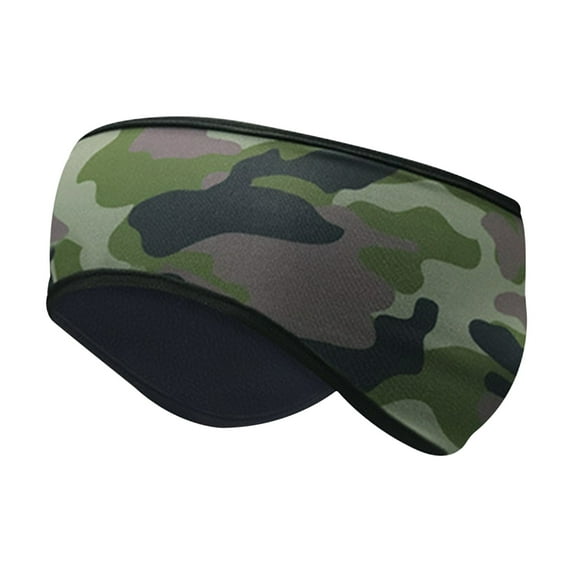 EARKITY Ear Warmers Headband, Winter Fleece Ear Warmers Muffs Headband, Earmuff Headband, Fleece Earmuffs, Running Headband, Winter Ear Covers, Moisture Wicking Sweatband Ski Sport Headband