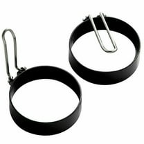 EARKITY Egg Rings, Pancake Ring with Handle, Stainless Steel Egg Cooking Rings, Round Egg Cooker Ring, Non Stick Metal Shaper Circles for Fried Egg Muffin Sandwich Breakfast Household Kitchen Cooking