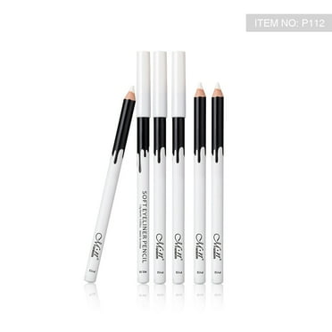EARKITY Eyeliner Pencils, White Eyeliner Pencils, 12PCS Professional Highlighters, Eye Liner Pencils, White Eye Liners Makeup Pencils, Waterproof Long-lasting Eyeshadows Beauty Makeup Tools for Women
