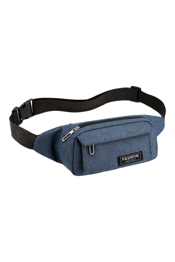 Fanny Pack, Waterproof Sports Waist Bag Pack, Crossbody Chest Bag, Belt Bag, Hip Bum Bag with Adjustable Strap, Bum Bags for Outdoors Workout Traveling Casual Running Hiking Cycling