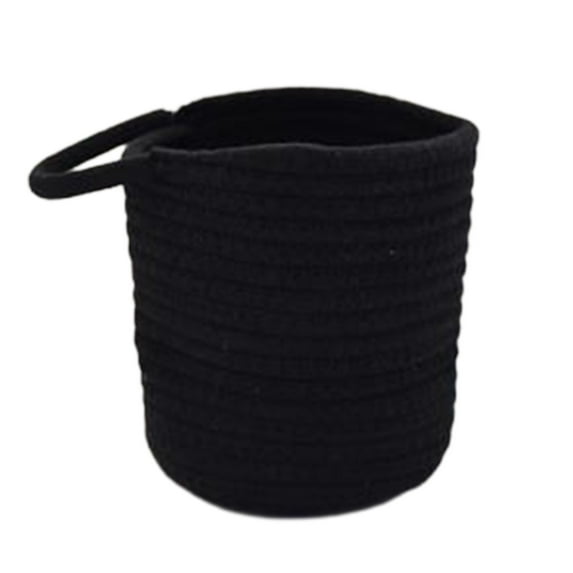 EARKITY Hanging Baskets, Hanging Storage Baskets, Small Woven Wall Storage Basket, Round Small Wall Basket with Handles, Hanging Decorative Baskets for Home Porch Bedroom Office Plants