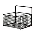 thumbnail image 1 of EARKITY Hanging Wall Basket, Wall Mount Wire Basket, No Drilling Wall Mounted Metal Basket, Iron Wire Mesh Baskets, Hanging Shower Fruit Vegetable Holder Organizer, Wall Basket for Bathroom Kitchen, 1 of 5