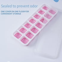 EARKITY Ice Cube Trays, Ice Cube Trays for Freezer with Lid, BPA-Free Stackable Silicone Ice Cube Molds, Durable & Flexible 14 Ice Cube Trays for Food Cocktail Whiskey Chocolate, Easy Release