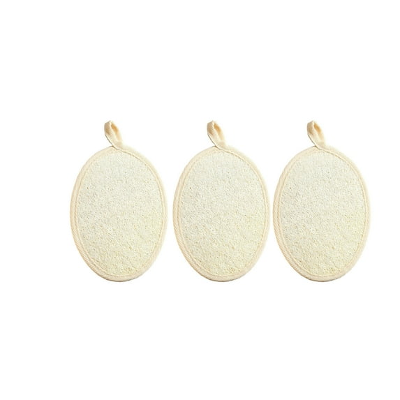 EARKITY Loofah Sponge Exfoliating Body Scrubber, Natural Luffa Bath Sponge Body Scrubbers for Use in Shower Exfoliator for Women Men SPA Shower, Body Loofah Back Scrubber for Washing