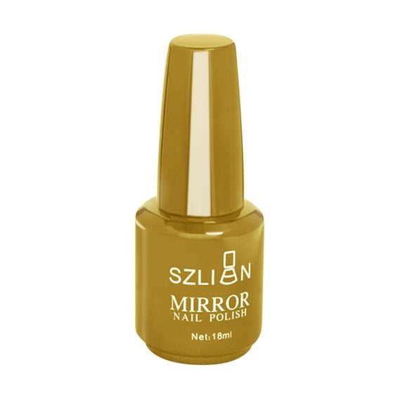 EARKITY Metallic Nail Polish Mirror Nail Polish, 12 Colors Varnishes Metal Mirror Nail Polish, Metallic Mirror Glitter Nail 18ml