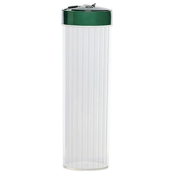 EARKITY Pasta Storage Containers, Clear Plastic Food Storage Jar with Lid, Dry Food Keeper Canister, Spaghetti Container Storage, Round Transparent Skinny Storage Container for Pasta and Dry Goods