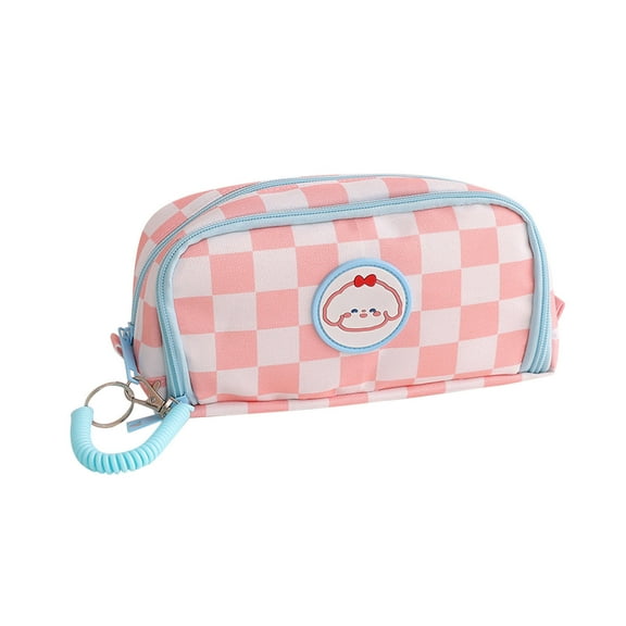 EARKITY Pencil Case, Large Capacity Pencil Pouch with Zipper, Portable Make-up Storage Bag, Multifunction Pencil Box with Handle, Stationery Organizer for Students Schlool Office Classroom Supplies