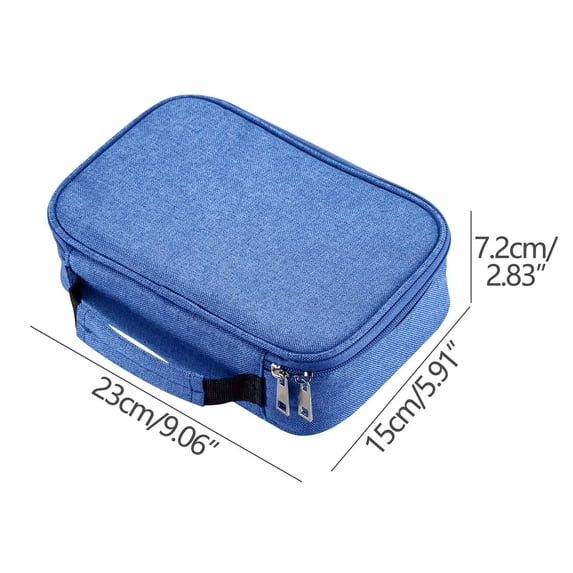 EARKITY Pencil Pouch, Large Capacity Pencil Cases, Multi-layer Zipper Pencil Bag, 72 Hole Pencil Organizer, Handy Pencil Case for Colored Pencils, Makeup Brush, Cosmetic Brushes, Gel Pen