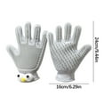 thumbnail image 1 of EARKITY Pet Grooming Glove, Pet Cleaning Brush Glove, Pet Hair Remover Glove, Gentle Pet Grooming Glove Brush, Dog Washing Gloves, Massage Mitt with Enhanced Five Finger Design, for Dogs & Cats, 1 of 2
