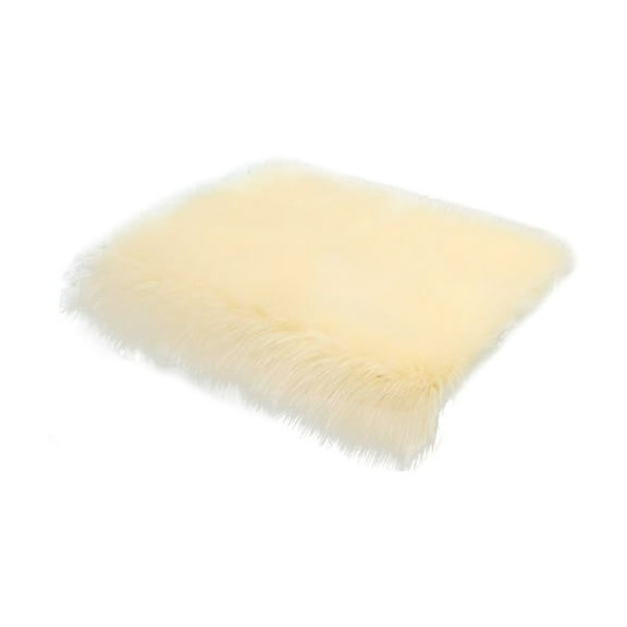EARKITY Plush Carpet, Faux Fur Rug, Soft Faux Sheepskin Fur Area Rugs, Fluffy Shaggy Seat Cushion, Floor Mat for Bedroom Living Room Chair Sofa