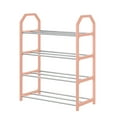 thumbnail image 1 of EARKITY Shoe Shelf, Metal Shoe Rack, 4 Tiers Shoe Organizer Storage Shelf, Storage Rack, Space Saving Shoe Stand, Shoe Shelf Garage Shelving for Entryway, Hallway, Living Room, Closet, 1 of 5