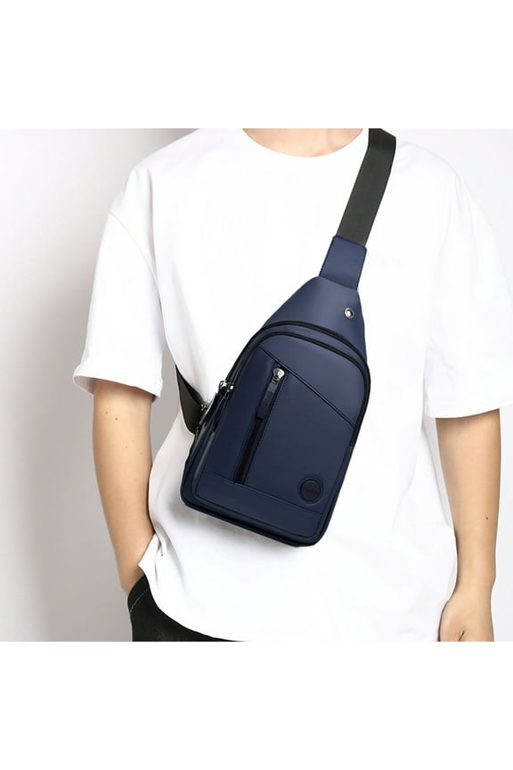 Small Sling Bag, Crossbody Backpack for Men Women, Casual Lightweight Chest Pack Gym Athletic Backpack, Shoulder Bag for Travel Hiking Sports Running