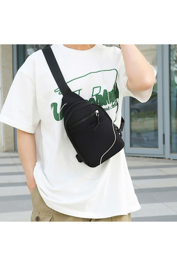 Small Sling Bag for Women Men, Sling Backpack, Chest Daypack, Crossbody Backpack for Travel Sports Running Hiking