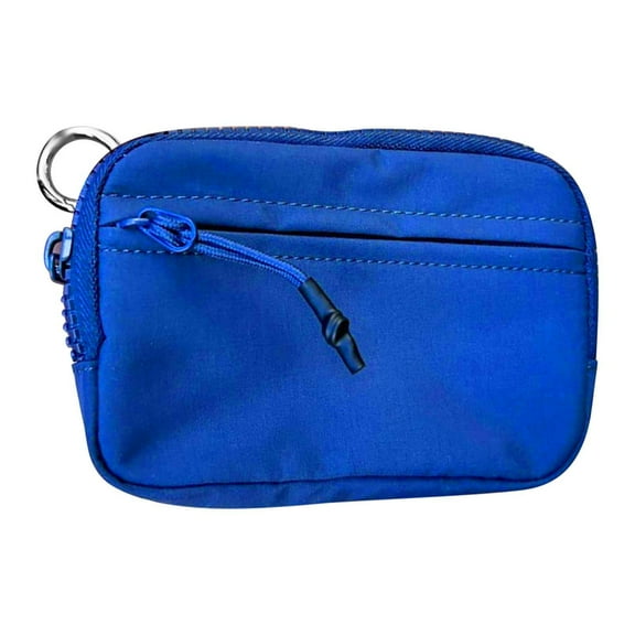 EARKITY Small Wallet, Coin Purse, Keychain Wristlet Wallet, Dual Pouch Wristlet Portable, Small Change Purse Keychain Card Holder