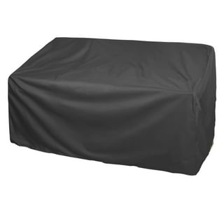 3 Seat Garden Bench Cover, 163x66x65/89cm Outdoor Patio Bench Seat Cover With Drawstring Heavy Duty 210d Oxford Fabric Rip Proof Waterproof Anti Uv Patio Rattan Furniture Protective Covers