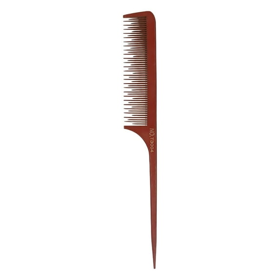 EARKITY Tail Comb, Carbon Fiber Rat Tail Styling Comb, Heat Resistant Anti Static Teasing Comb for Back Combing Root Teasing Adding Volume Evening Styling