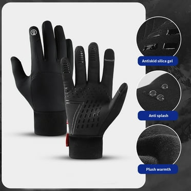 EARKITY Thermal Gloves, Winter Gloves Women Men, Ski Snow Gloves, Lightweight Running Gloves, Flexible Touchscreen Winter Gloves, Thin Cold Weather Warm Gloves for Driving Cycling ＆ Sporting