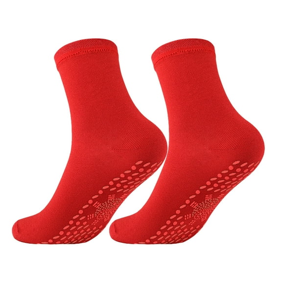 EARKITY Tourmaline Thermal Circulation Acupressure Self-Heating Shaping Socks, Tourmaline Slimming Health Sock, Foot Massage Thermotherapeutic Sock