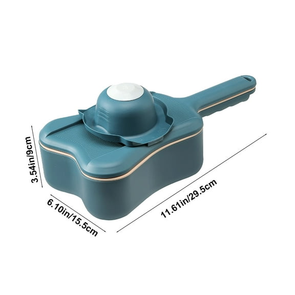 EARKITY Vegetable Chopper, Veggie Slicer, Multifunctional Onion Chopper, Cheese Grater, Food Chopper with Container, Vegetable Slicer Dicer Cutter for Vegetable, Salad, Fruit, Potato