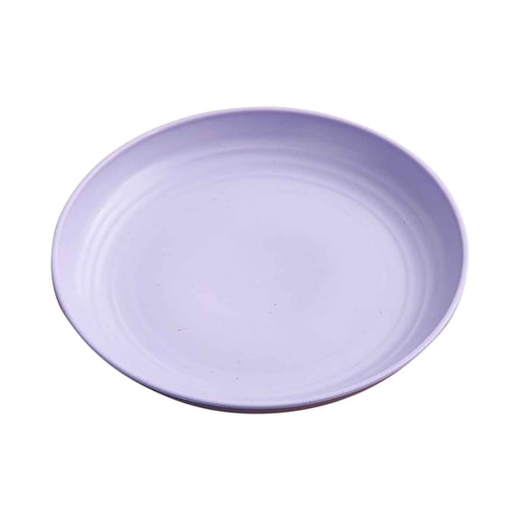 EARKITY Wheat Straw Plates, Unbreakable Deep Dinner Plates, Dishwasher Safe Kitchen Plates, Microwave Safe Plate, BPA-Free Cereal Plates, Plastic Round Plates Reusable for Kids Toddlers Adults