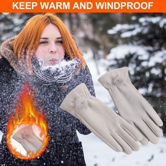 EARKITY Winter Gloves, Warm Gloves Cold Weather, Touch Screen Texting Warm Gloves, Womens Running Gloves, Cycling Winter Gloves, Windproof Thermal Cycling Glove for Texting Hiking Driving Running