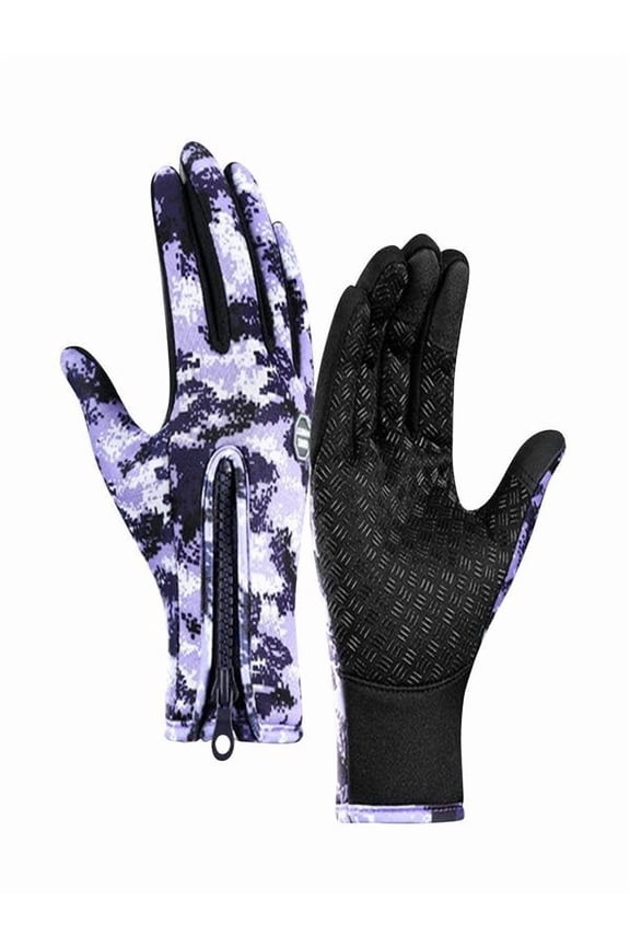 Winter Gloves, Waterproof Warm Gloves, Winter Ski Gloves for Men Women, Touchscreen Cold Weather Driving Gloves, Windproof Anti-Slip Sports Gloves, Thermal Gloves for Running Driving Cycling